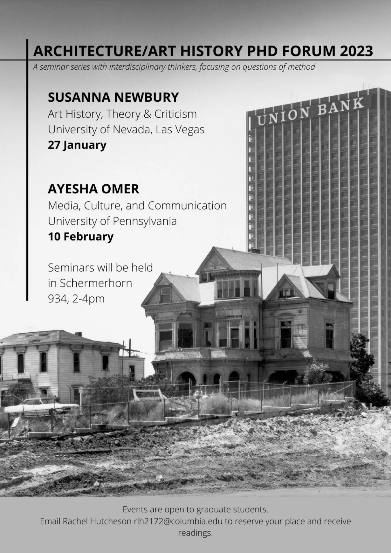 architecture and art history forum poster