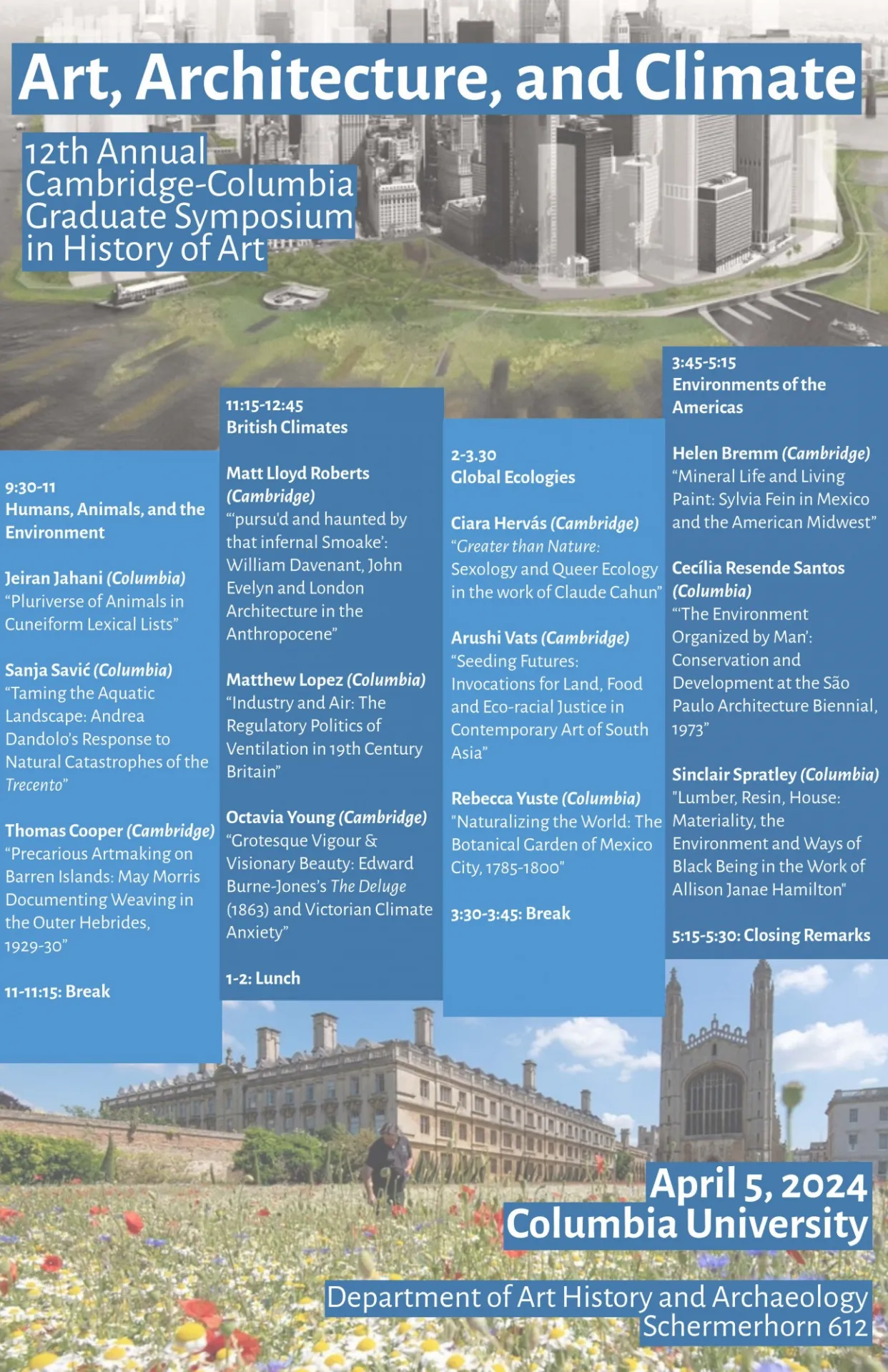 cambridge-columbia 2024 poster