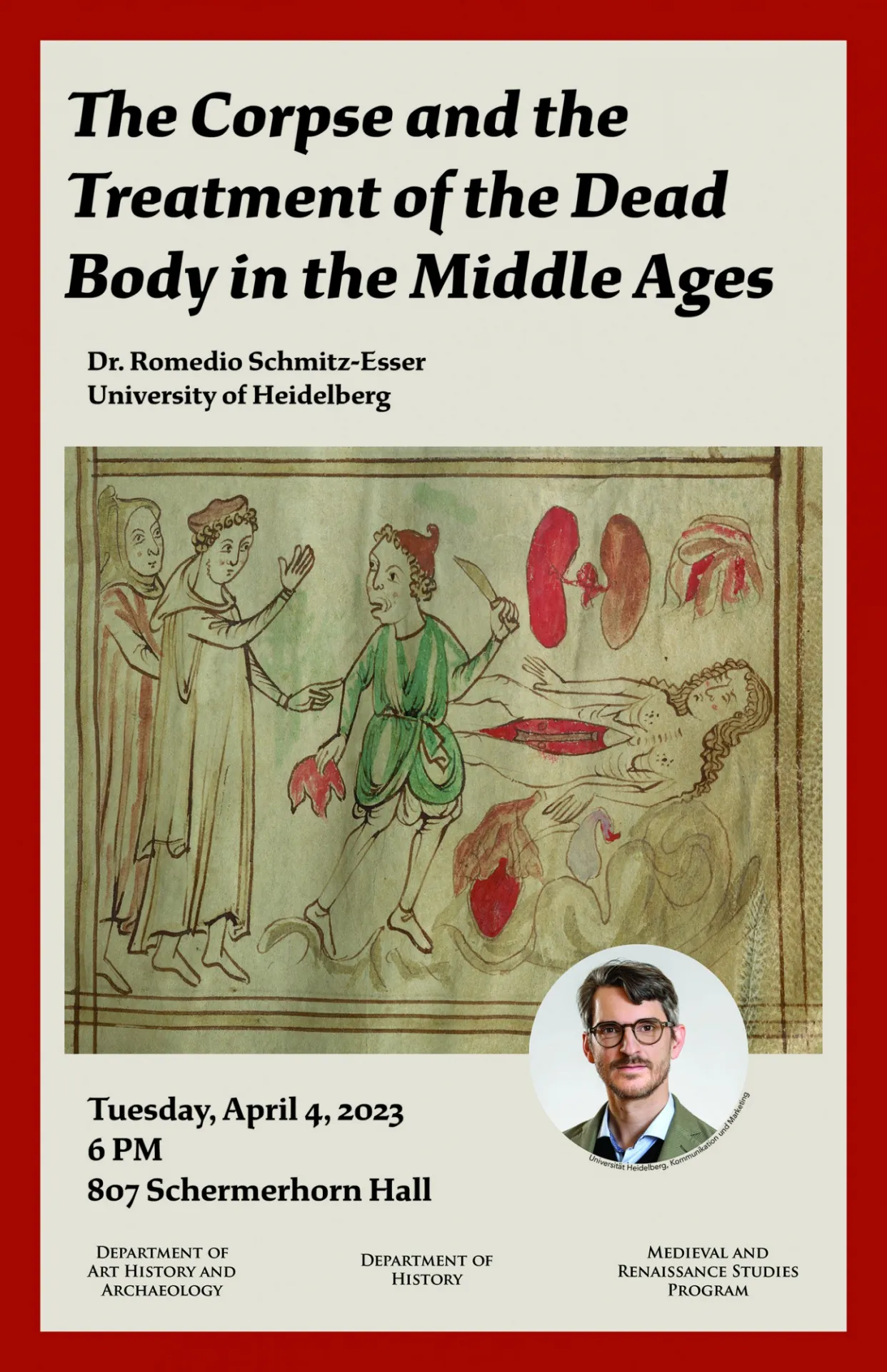 poster for Dr. Schmitz-Esser talk